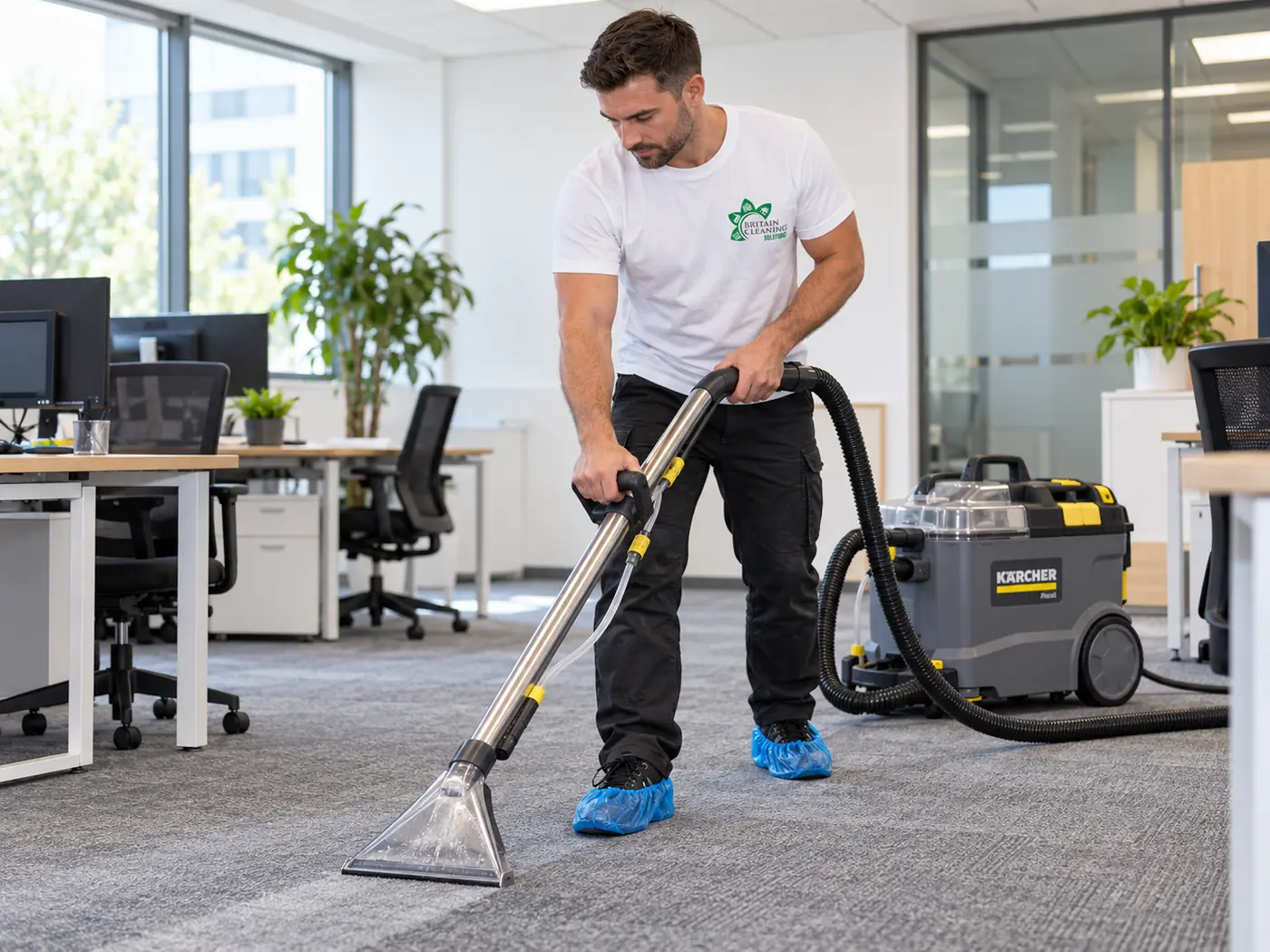 Specialist Cleaning: Kitchen deep cleans, builders cleans, high-level, pressure washing and emergencies.